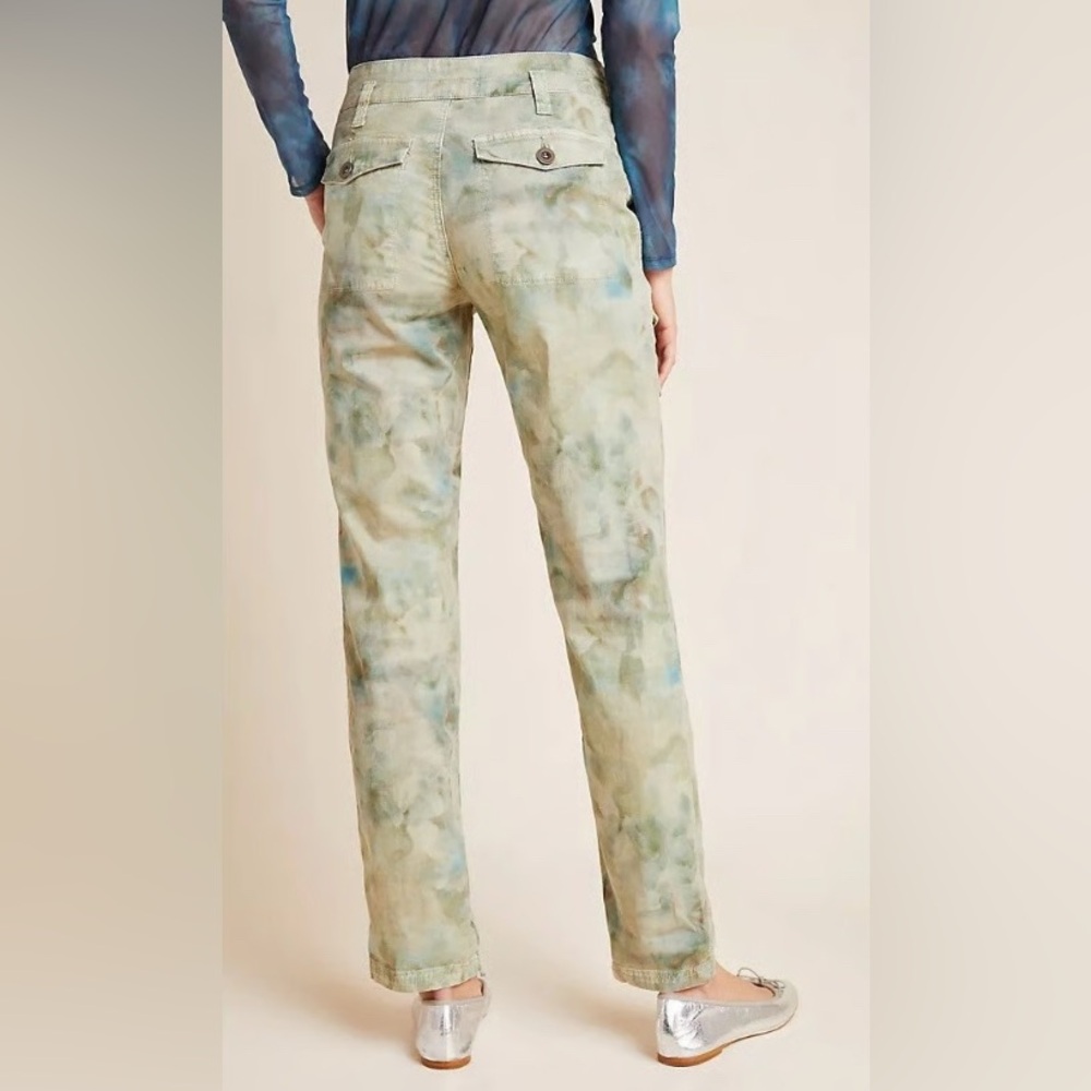 NWT Anthropologie The Wanderer cargo style linen/cotton blend size 27 gorpcore - Picture 2 of 11